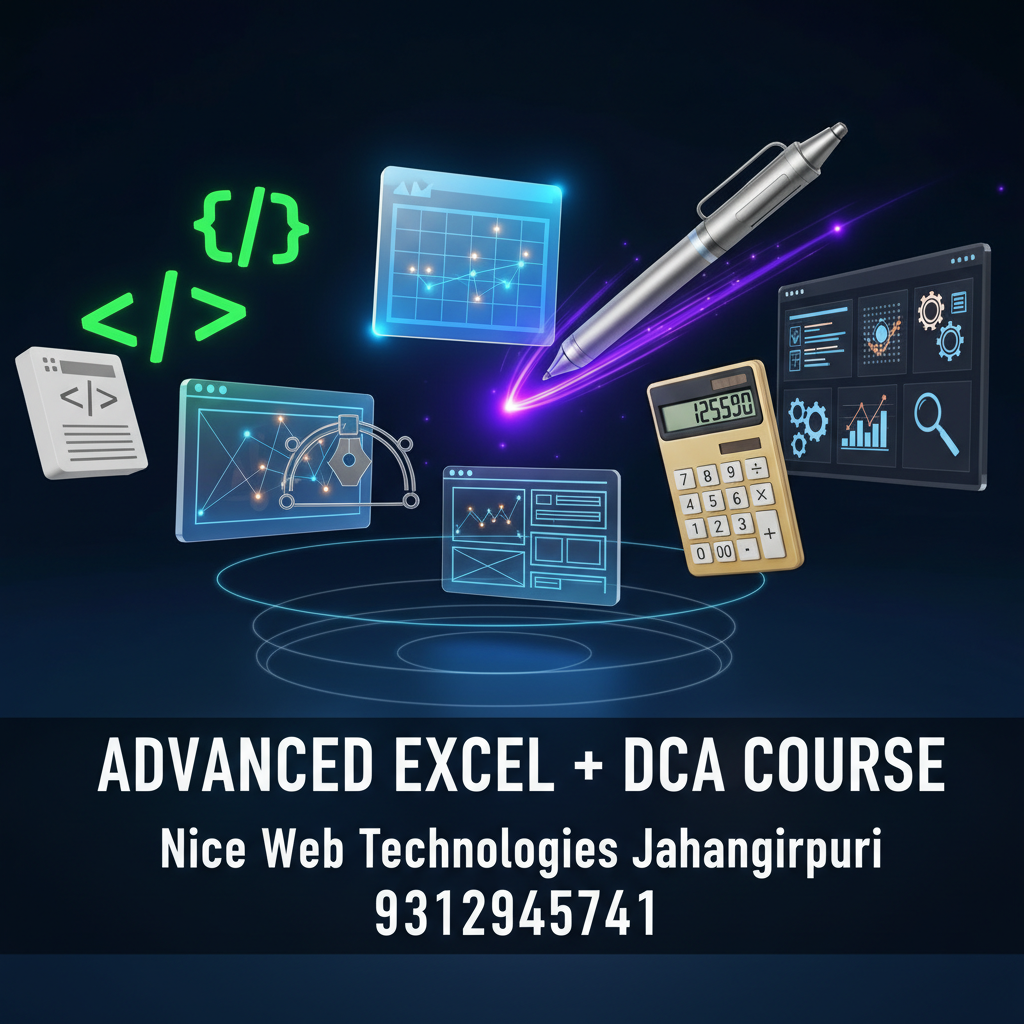 ADV. Exl + DCA(Prime) - Computer Course in Jahangirpuri Delhi