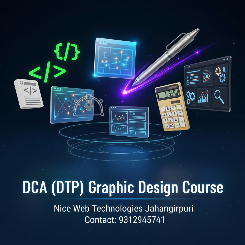 DCA(DTP) - Computer Course in Jahangirpuri Delhi