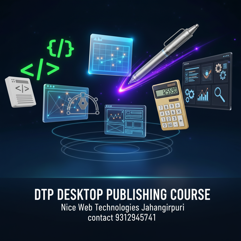 DTP - Computer Course in Jahangirpuri Delhi